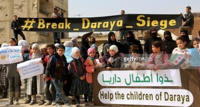 UN plans aid air drops in Syria, no food allowed to enter Darayya