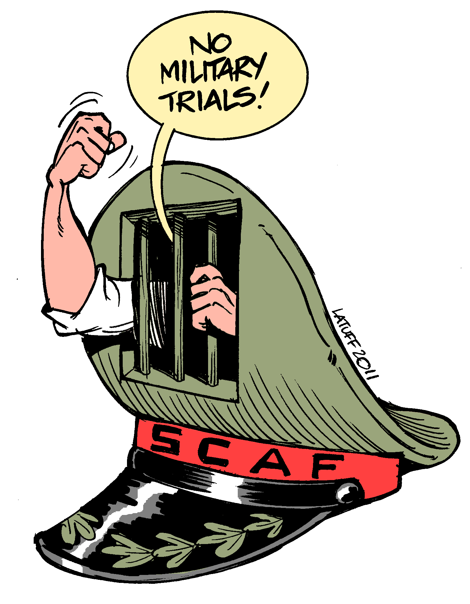 Egypt Military Court Sentence 187 Civilians to Life in Prison‏