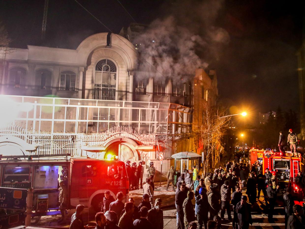 Iranian Regime Involved in Attack on Saudi Embassy in Iran