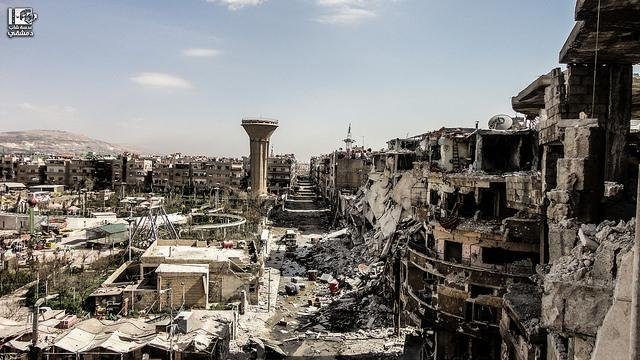 This is what remains of Darayya after 4 years of siege and daily bombardment by Assad regime