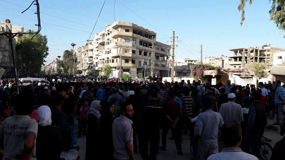 Syria: Hundreds of rebels leave Mouadamiya town