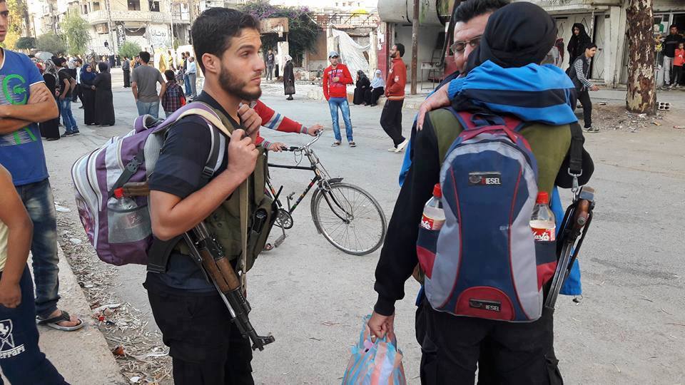 Syria: Hundreds of rebels leave Mouadamiya town
